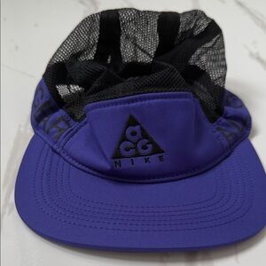 Nike ACG Blue Cap with Black Mesh